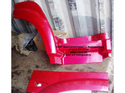 Крыло кабины со спальником красное правое H3 HOWO (ХОВО)  фото 1 Сургут