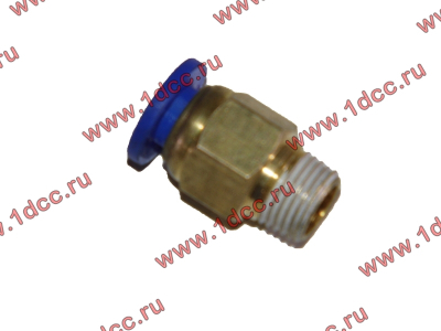 Фитинг (бронза, прямой, П конус 14) d-6 HOWO (ХОВО)  фото 1 Сургут
